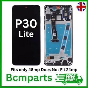 Huawei P30 Lite MAR-LX1A Replacement LCD Touch Screen Display Digitizer+Frame - Picture 1 of 1