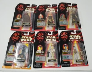Star Wars Episode 1 Figures 1998 Lot Of 6 New W/ CommTech Chip Destroyer OOM-9 - Picture 1 of 9