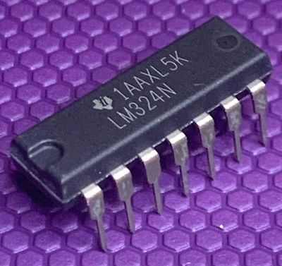 TEXAS INSTRUMENTS LM324N Circuito Integrato THT DIP14