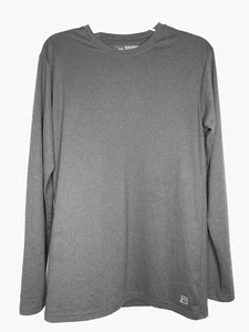 Avalanche Herren Shirt Größe M Activewear Langarm dunkelgrau Rundhalsausschnitt - Bild 1 von 3