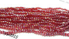 100 Faceted Rondelle Crystal Glass Beads Loose Beads  4Mm  Jewelery Making
