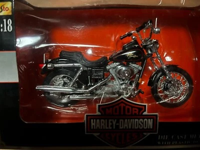 Maisto Harley Davidson 2000 FXDL Blue Dyna Low Rider Series 8 1:18 Die-Cast - Image 1 of 2