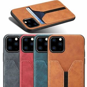 For iPhone 13 12 Pro Max XR 8 7 SE3 Leather Wallet Credit Card Pocket Case Cover