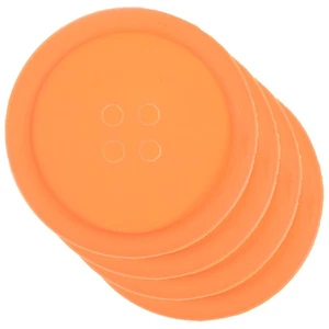 4 Stück/Pack Silikon Heißpads und Untersetzer Tasse Untersetzer Knopf Form Matte - Bild 1 von 12