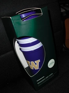 Starbucks Reusable Hot Cups University Washington Huskies UW Dawgs 6 Becher NEU - Bild 1 von 4
