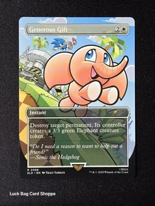 Generous Gift 2088 Secret Lair Drop Sonic: Chasing Adventure Non-Foil MTG NM - Picture 1 of 1