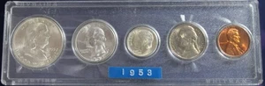 1953 Mint Silver Set ~ In Whitman  Hard Plastic Holder - Picture 1 of 3