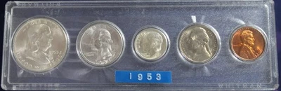 1953 Mint Silver Set ~ In Whitman  Hard Plastic Holder - Image 1 of 3