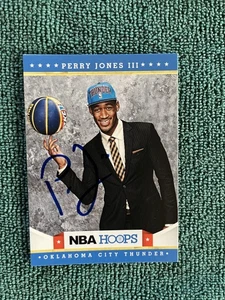 Aros de la NBA Perry Jones III #291 2012-13 novato radiocontrol autógrafo firmado a mano - Imagen 1 de 3