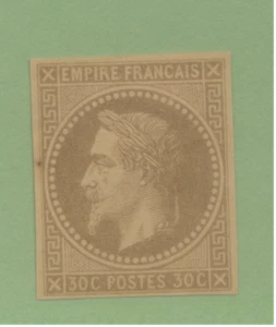 Französische Kolonien Briefmarke Scott #13, postfrisch aufklappbar, Originalgummi - Bild 1 von 1