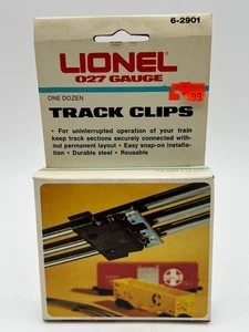 Clips de pista vintage Lionel calibre 6-2901 O27 una docena nuevos en caja - Imagen 1 de 12