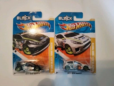 HOT WHEELS  2011 KEN BLOCK FORD FIESTA BOTH WHITE AND BLACK  *READ DESCRIPTION* - Image 1 of 4