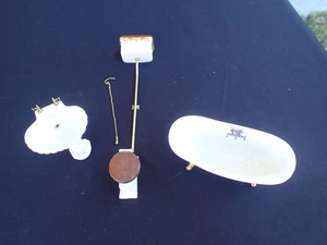 American Miniatures Victorian Badezimmer Set Möbel Puppenhaus Miniatur 1:12 - Bild 1 von 24