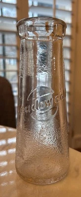 Vintage Half Pint Meadow Gold Milk Bottle (Patent Date 1931) - Image 1 of 4