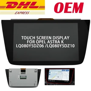 Conjunto de pantalla LCD táctil para Opel Astra K LQ080Y5DZ06 LQ080Y5DZ10 - Imagen 1 de 6