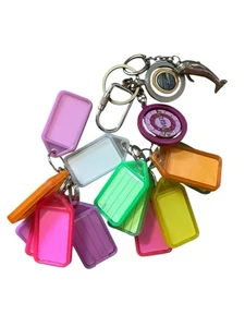 Joblot Of Multicolour Keyrings - Picture 1 of 4