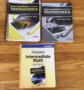 Abeka Intermediate Mathematics Solution Key, Quiz/Test Key, Video Manual Gr 7 - Picture 1 of 5