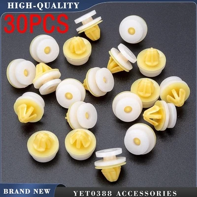 Clips de moldeo de destellos de rueda de 30 unidades para Land Rover Freelander Range Rover LR3 LR4 Foto 1 de 4