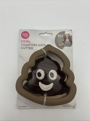 Cortador de biscoito redemoinho emoji cocô aderência confortável por Wilton Rosanna Pansino  - Imagem 1 de 2