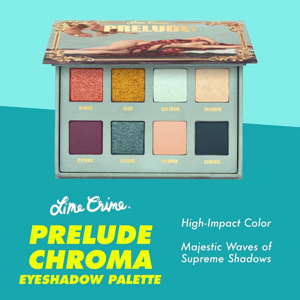 Lime Crime Prelude chrome eyeshadow palette - Image 1 of 1