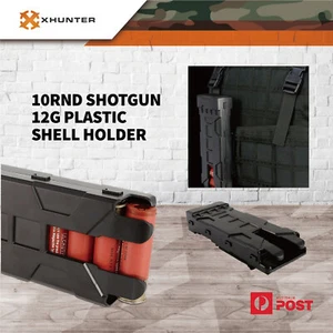 Xhunter Tactical Shotgun Shell 12g Ammo Quick Reload Holder Carrier Pouch Black - Picture 1 of 7