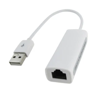 Scheda connettore LAN di rete USB 2.0 Ethernet 10/100 RJ45 bianco - Foto 1 di 1