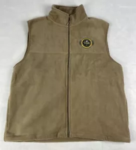 Neu Sanderson Farms Fleece Weste mit durchgehendem Reißverschluss Größe L neu mit Etikett bestickt Patch - Bild 1 von 7