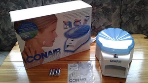 Conair PB5 White & Blue 120 V/AC Paraffin & Manicure Spa Kit w/Nail Dryer - Picture 1 of 12