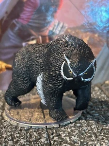 Gufo dipinto miniatura Dungeons Dragons D&D grande animale druido mostro nero - Foto 1 di 1