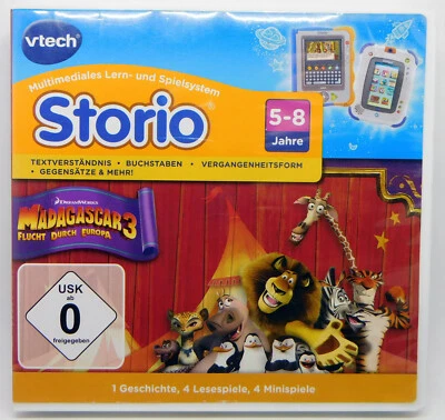 Madagascar 3: Flucht durch Europa - Dreamworks - vtech Storio Lerntablett - Bild 1 von 3