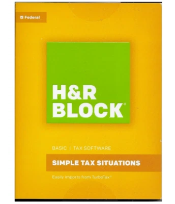 H&R Block 2016 Basic Tax Software Federal (Windows and Mac) CD- - Image 1 of 2