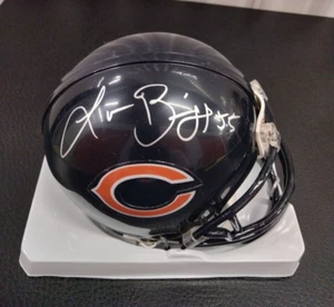 Lance Briggs-Autographed Chicago Bears Mini Helmet (B) - Picture 1 of 2