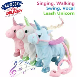 Magical Walking Unicorn Toys Singing Songs Children Gift Unicorn Plush Toy Kids - Picture 1 of 15
