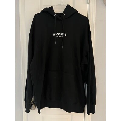 Young & Reckless YR Los Angeles Sudadera con Capucha Para Hombres XL Gráfico Logo Negro Foto 1 de 4