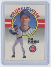 1990 Fleer All-Stars Ryne Sandberg . Chicago Cubs #9