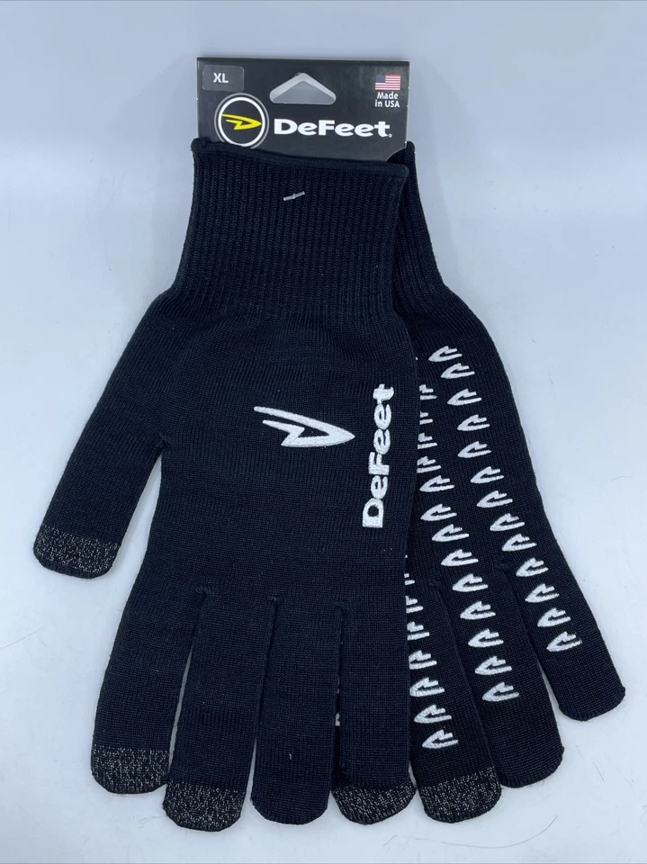 Guantes DeFeet Duraglove ET Negros Extra Grandes Eléctricos-Touch NUEVOS EN TARJETA Foto 1 de 4