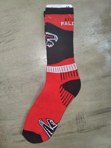 Atlanta Falcons Mens Red Sport NFL Team Crew Socks Large - Picture 1 of 2