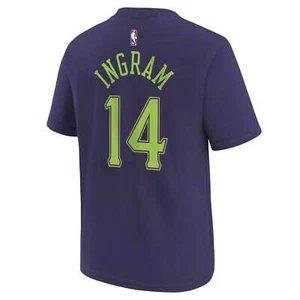 [9Z2B7NBEF-PELBI] YOUTH NIKE NBA PELICANS '14 INGRAM' 24/25 CITY EDITION N&N T-S - Picture 1 of 3