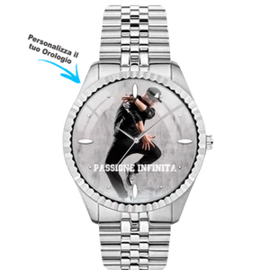 Orologio da polso personalizzato con foto immagine logo brand testo - RX STEEL - Foto 1 di 13