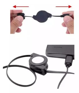 Cavo USB retrattile caricabatterie auto pieghevole estensibile | MINI USB - Foto 1 di 5