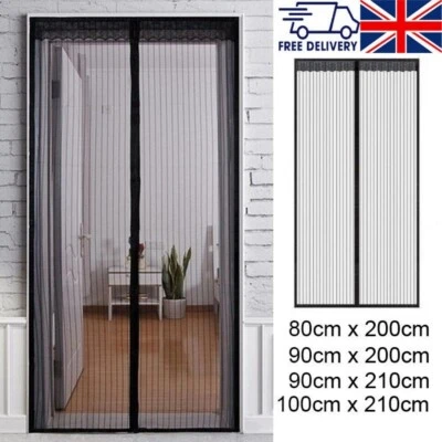 Magic Curtain Door Mesh Magnetic Fastening Mosquito Fly Bug Insect Net Screen - Image 1 of 4