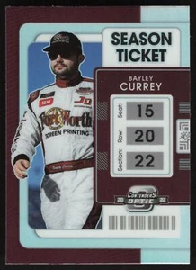 Bayley Currey 2022 Panini Chronicles Racing Contenders Optic # 5 Silver Prizm - Picture 1 of 2
