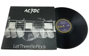 AC/DC Let There Be Rock Vinyl LP Record Alberts Aussie Press Blue Label OOP EX - Picture 1 of 4