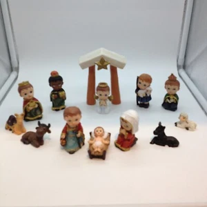 Kurt S. Adler 1.6-4.5 Presepe per Bambini, Set di 13 Pezzi (D3762) - Foto 1 di 13