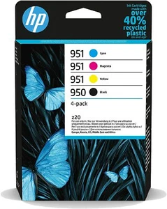 Genuine HP 950/951 Original Ink Cartridge - CMY, Black - Inkjet - 4 / Pack - Picture 1 of 1