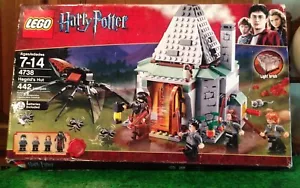 LEGO HARRY POTTER 4738 HAGRID'S HUT, 4 MINIFIGURES NEW SEALED DAMAGED BOX - Picture 1 of 10