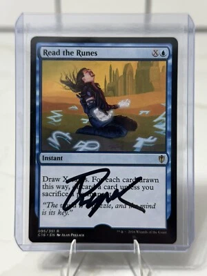 Read the Runes Artist Proof SIGNED! 🔥 Commander 2016 Regular 🔥 Near Mint! - Image 1 of 2