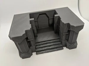 Estructura de sala del trono de puerta enana 28 mm 1:56 20 mm 1:76 Wargames modelo Scatter Reino Unido - Imagen 1 de 11