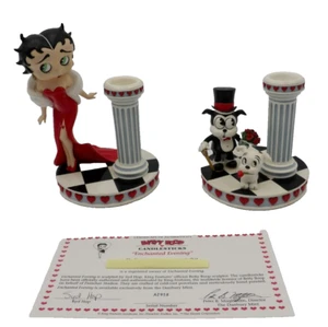 Portacandeli Danbury nuovi di zecca Betty Boop sera incantati COA #A2958 NUOVI CON SCATOLA - Foto 1 di 13