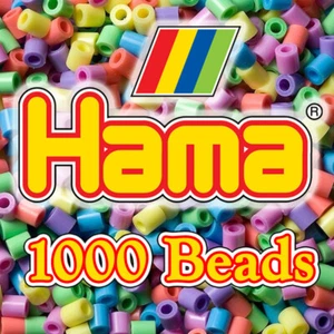 Hama Midi Authentic Beads Bags For Pegboards - 1000 5mm Ironing Craft Beads - Picture 1 of 91